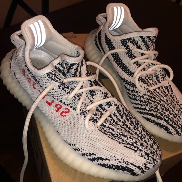 zebra reflective yeezy